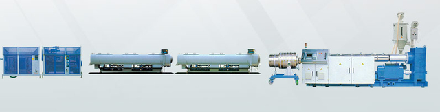 PE pipe production line