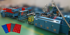 PVC Corrugated/Wave Roof Tile Extruding Line