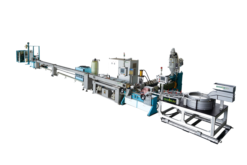 High speed flat irrigation pipe production line